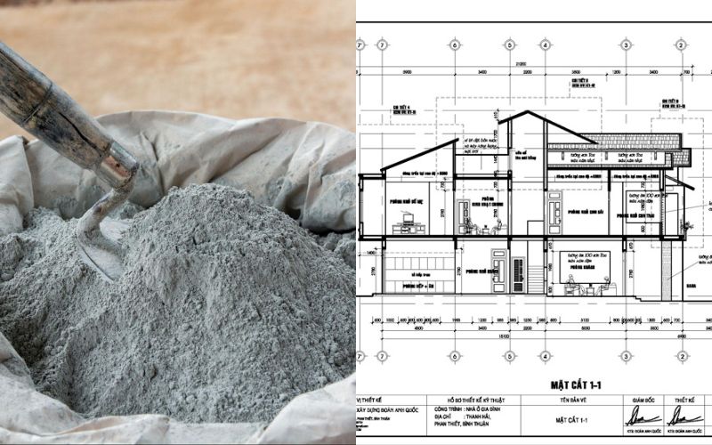 Ước tính xi măng theo kinh nghiệm mà không dựa vào bản vẽ